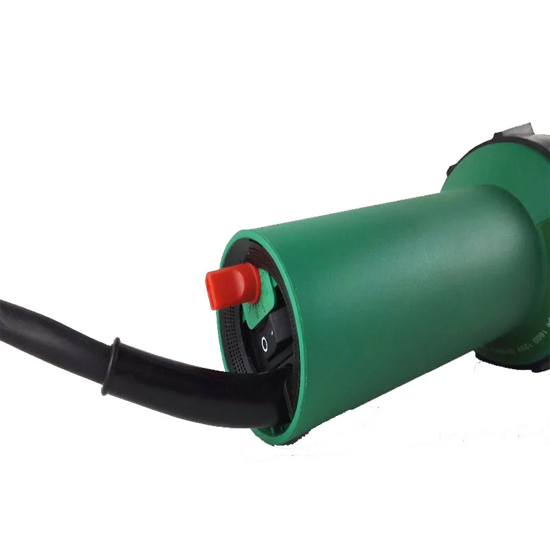 Kit profissional de soldador de plástico com pistola de calor, 1600w, com bicos de soldagem de 20mm/40mm, testador de costura de aço, soprador de ar quente, ferramenta de soldagem