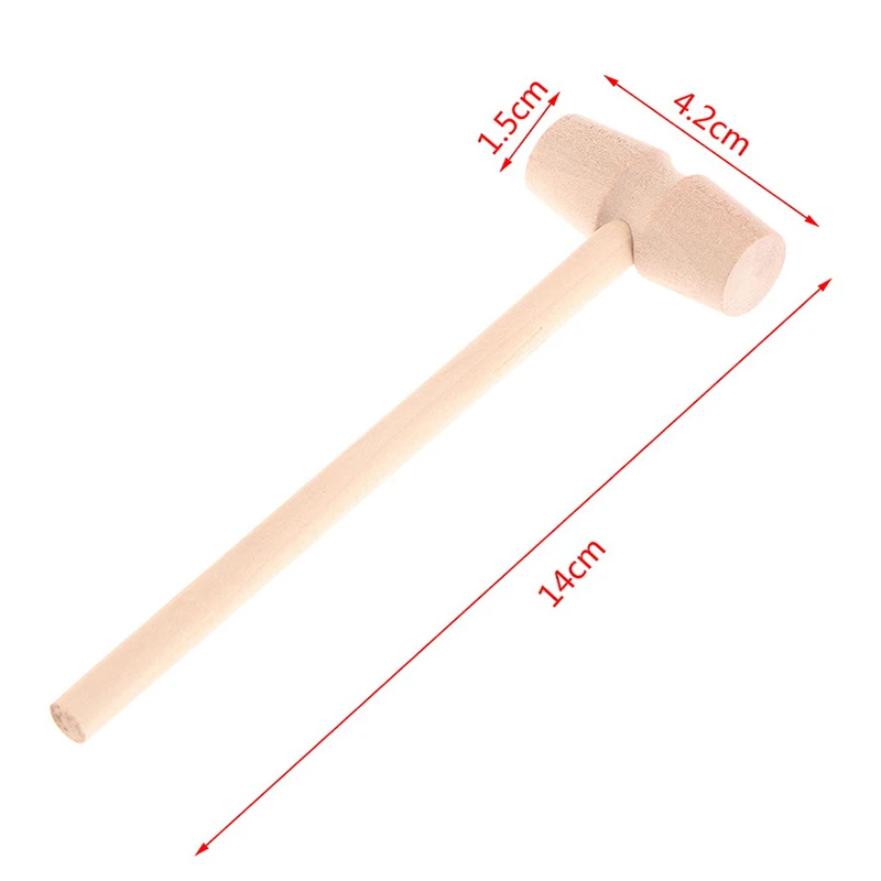 1/5/10Pcs Carving Tool Wooden Hammer Mallet Leather Craft Jewelry Making Hammer Tool