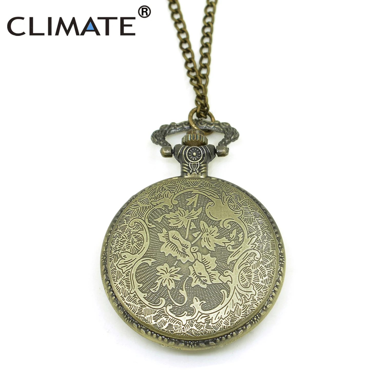 Chinese Dragon Pocket Watch Vintage Retro Men Dragon Watch Pocket Emboss Round Quartz Dial Arabic Pocketwatch with Chain