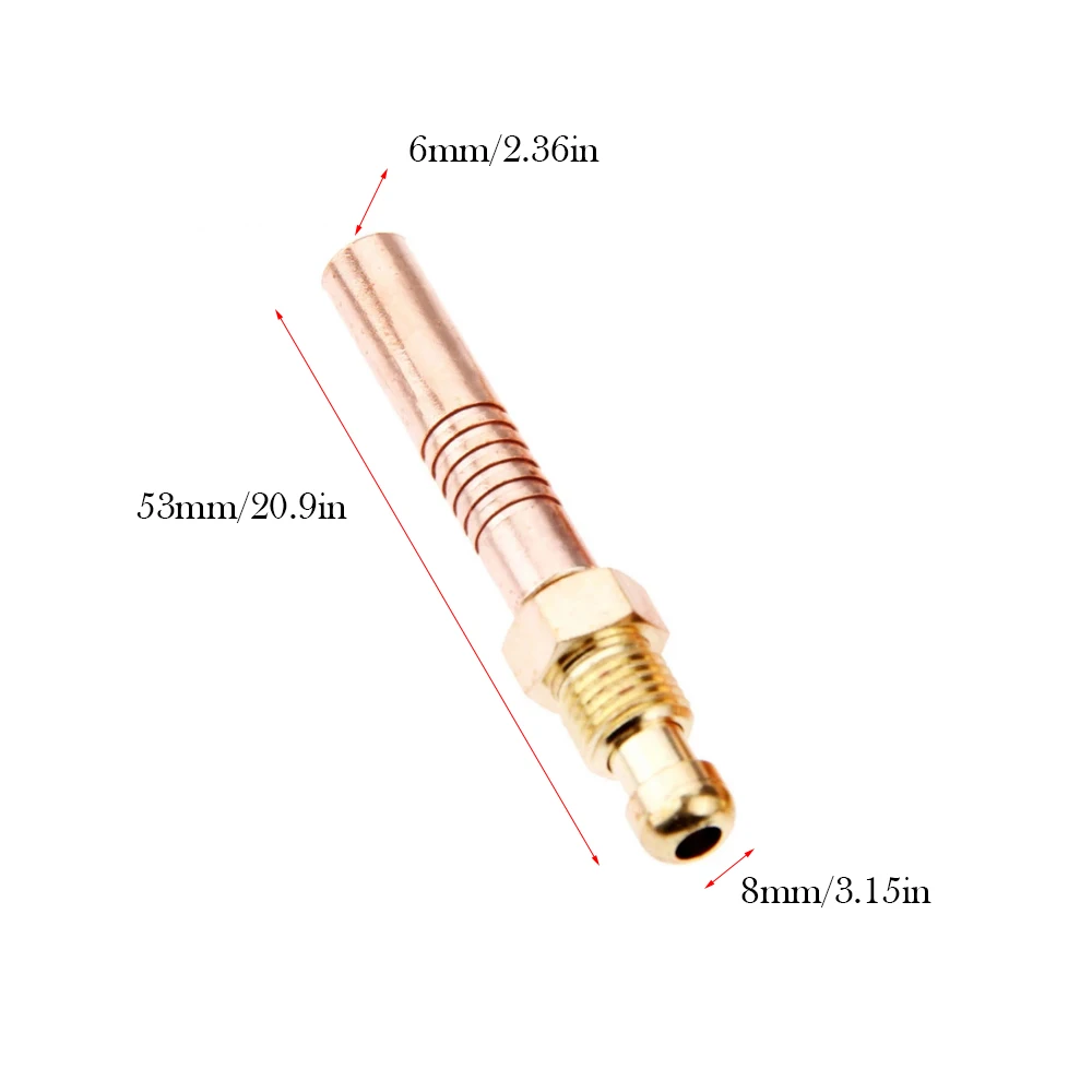 2pcs Gas & Power Cable Adapter FIT for WP17 WP9 WP24G 24W TIG Welding Torch Welding & Soldering Supplies Tools