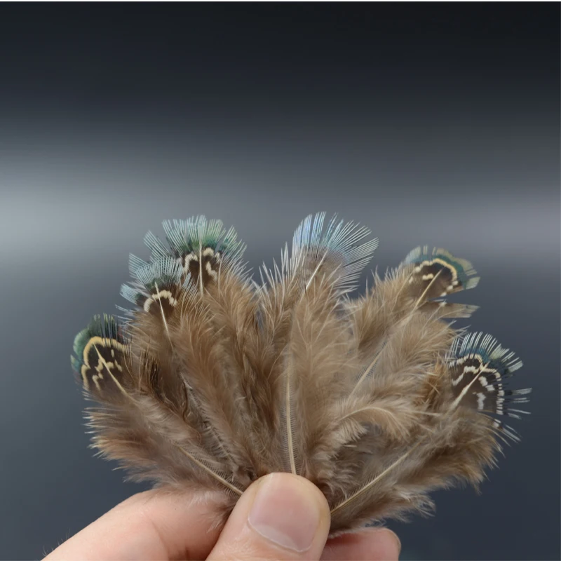 Plumas de faisán Ringneck para ninfa y Caddis – Sillín y cuello - imagen 5