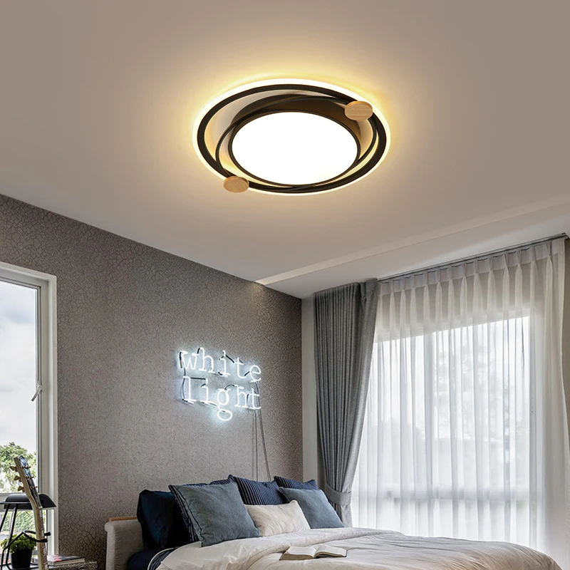 

Nordic Fashion LED Ceiling Lights Dining Room Studyroom Bedroom Kitchen Indoor Aisle Apartment Surface Mounted Lamps AC90-260V