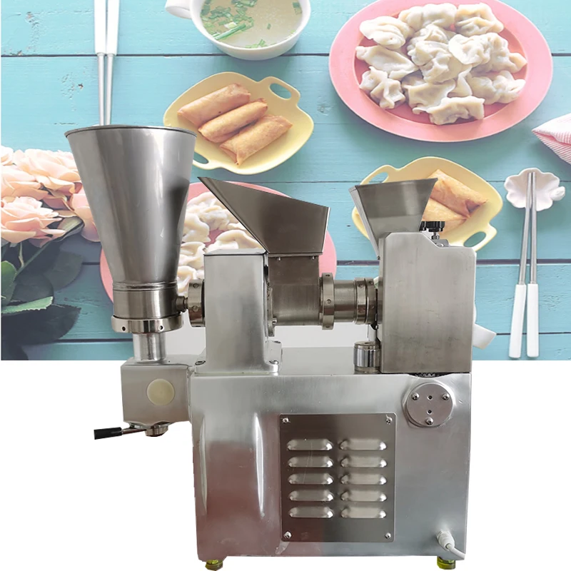 Preço de fábrica máquina automática chinesa do bolinho/samosa que faz a máquina/máquina do rolo da mola