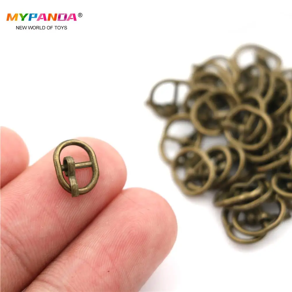 Newest 10PCS 5.5MM Mini Ultra-small Tri-glide Buckle Belt Buckle Doll Bag Buckle Diy Bjd Blyth Doll Buckle Shoes Accessories