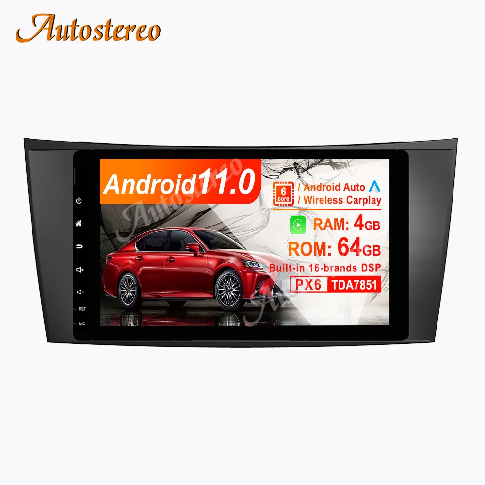 Android 13 4GB+64GB Car GPS For Benz E-Class W211 CLS W219 Navigation Auto Stereo Radio Tape Recorder Headunit Multimedia Player