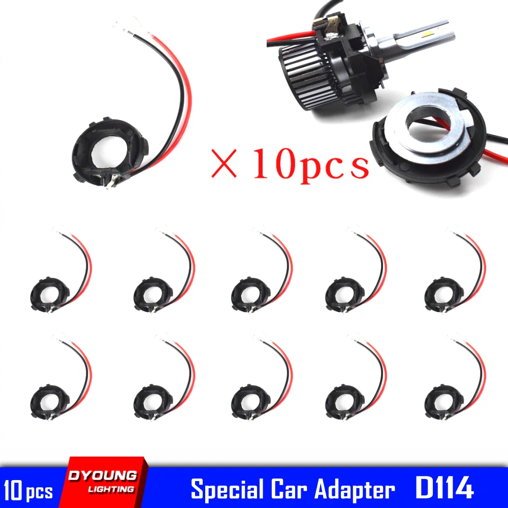 10Pcs/Lot H7 Led Adapter For VW Golf 7 MK7 Headlamp Bulb Socket Retainer Base Headlight Connector D114 Dyoung