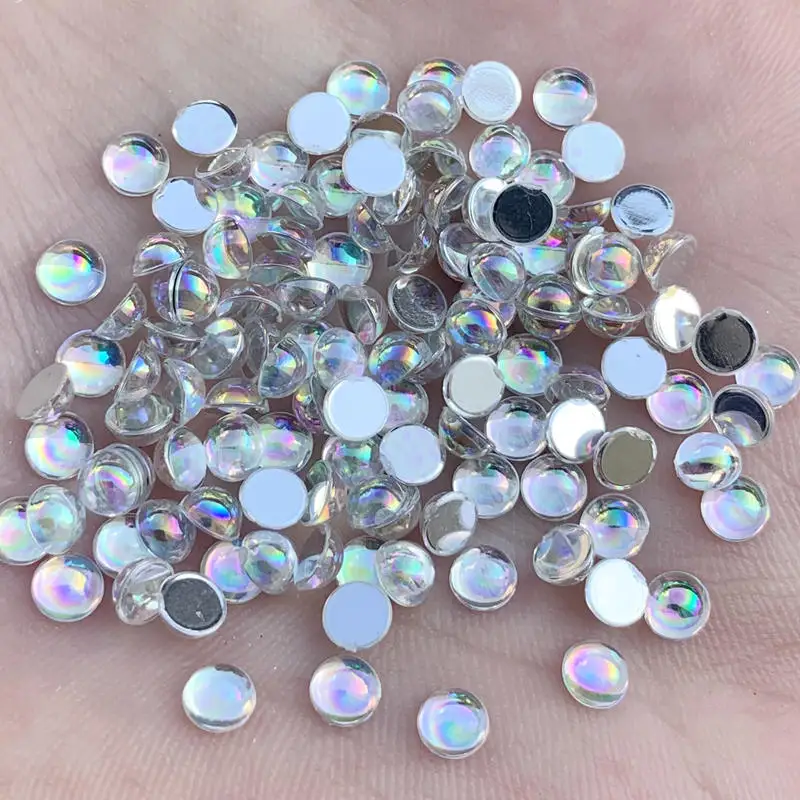 Various sizes Flatback Gems Crystal AB Rhinestones Clear Acrylic Crystal Stones Non Hotfix Strass scrapbook Beads DIY craft