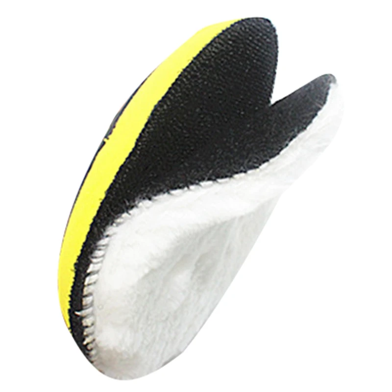 Imagem -05 - Almofada de Polimento de Carro para Polidor Almofadas de Enceramento Bonnet Polidor de Fibra Cuidados de Pintura Pol 125 mm 20 Pcs