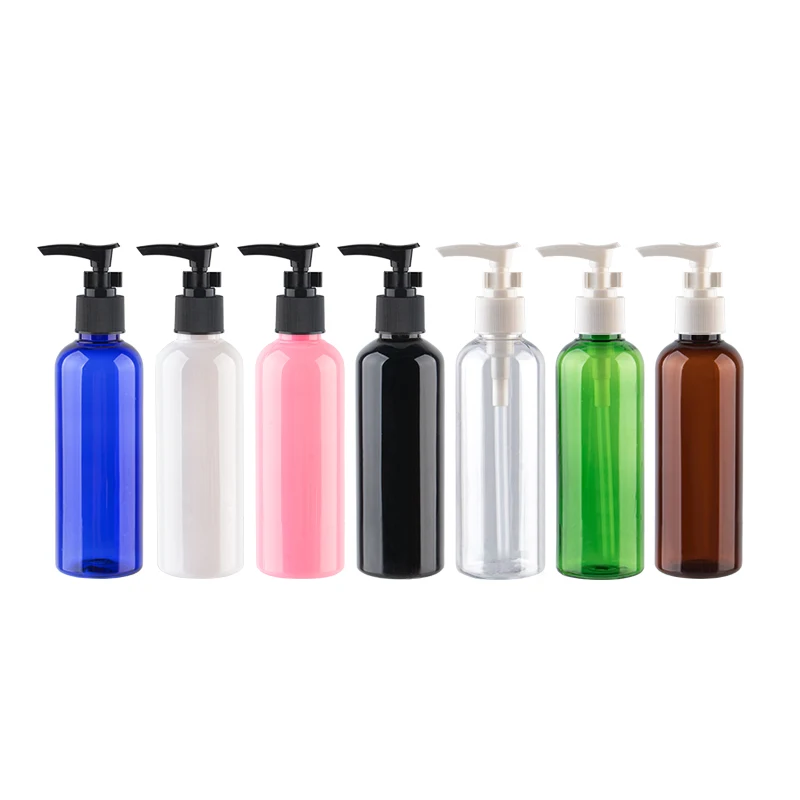 

100ml Empty Colored Plastic Lotion Pump Bottles PET Liquid Soap Containers Hand Sanitizer Pump Bottles For Personal Care 50 Pcs