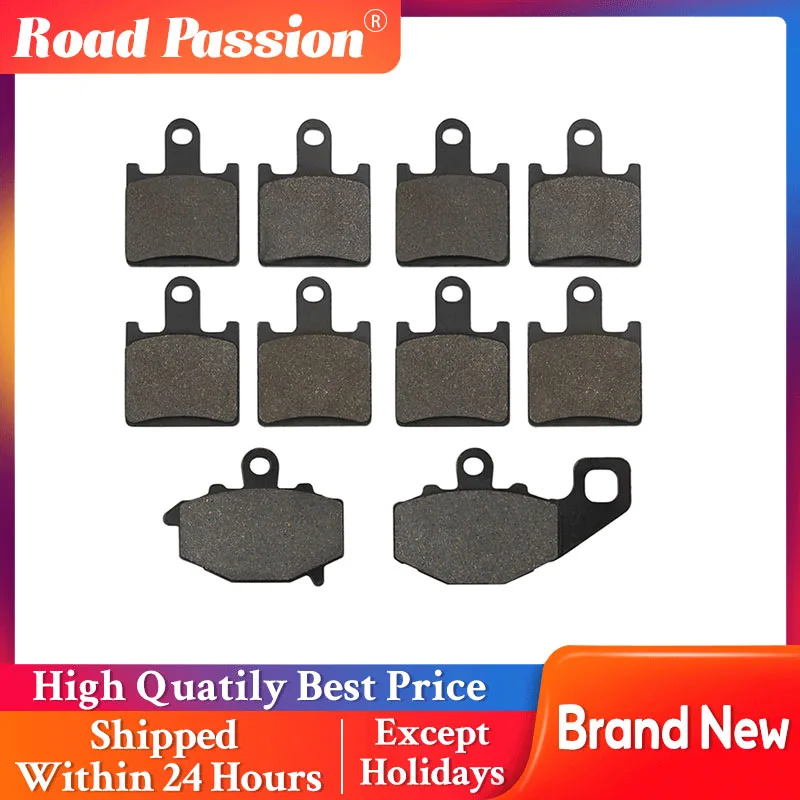 Road Passion Motorcycle Front and Rear Brake Pads For KAWASAKI Ninja ZX6R ZX 6 R ZX600R ZX 600 R Energy ZX600P ZX 600 P