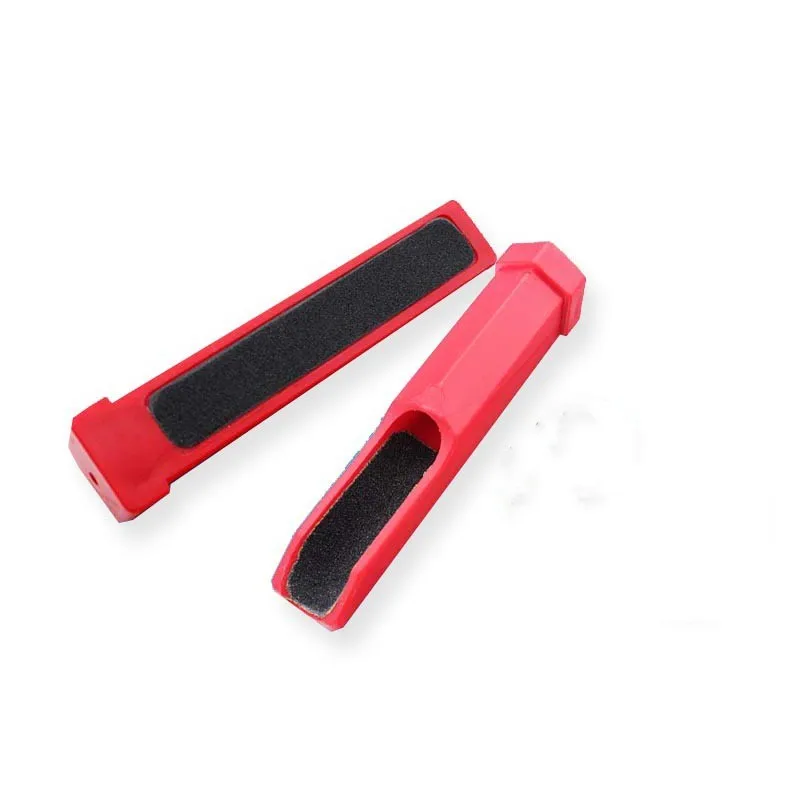 FILE Snooker cue repair tip tool File in plastica biliardo rosso Pool Cue Tip Rounder snooker accessori