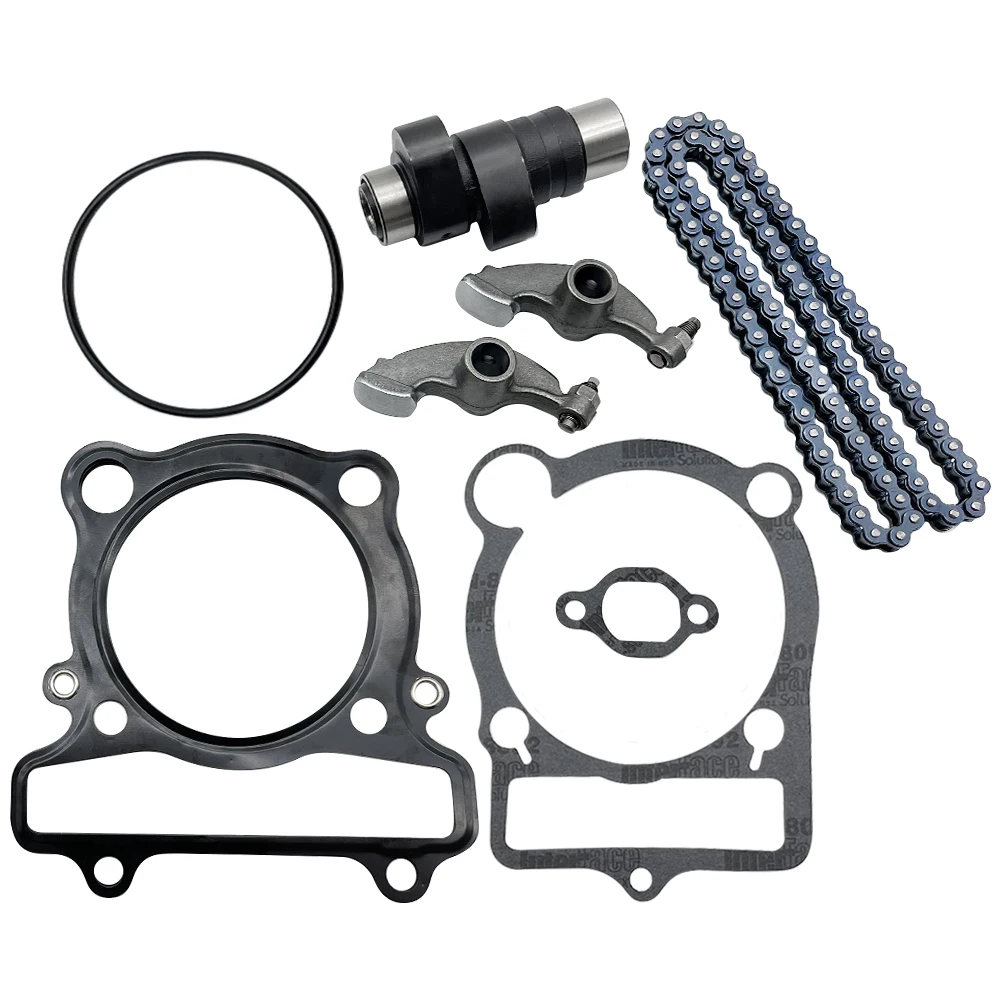 Rocker Arm Cam Timing Chain Camshaft Gasket Kit Compatible for Warrior Big Bear Wolverine Bruin Raptor 350 1987-2006