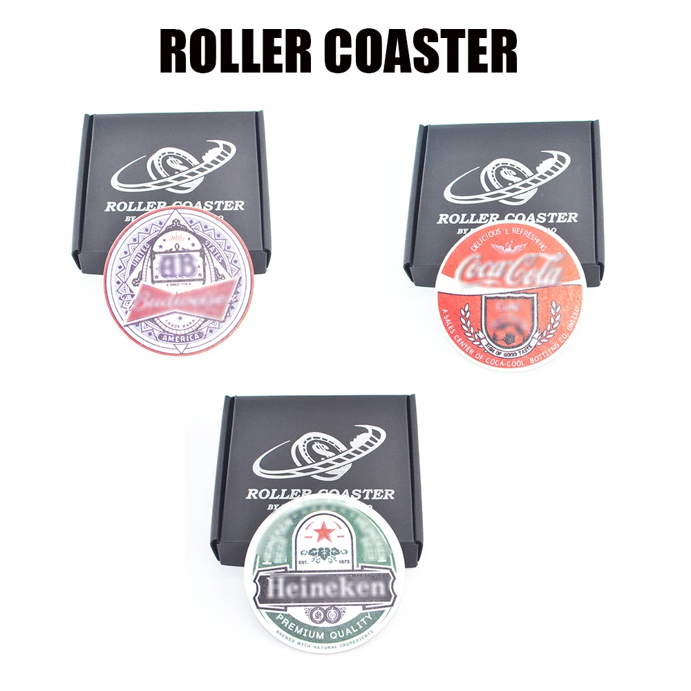 ROLLER COASTER (With Online Instructions) Magic Tricks Magician Close Up Street Illusions Gimmicks Prop Coin Through Glass Magia