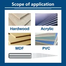 3D PCB Engraving Bits Set in V Shape #4