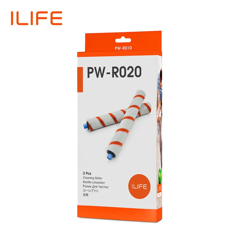 ILIFE-Robot de lavado de suelo Shinebot, PW-R020 de rodillo, embalaje a granel, W400/W450/W455, nuevo