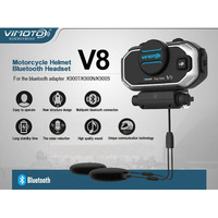 Easy Rider Vimoto V8 Motorbike BT Interphone Helmet Headset Motorcycle Stereo Headphones Intercom GPS 2 Way Radio