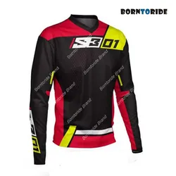 Men's downhill jersey mountain bike mountain bike shirt off-road motorcycle jersey off-road sportswear racing