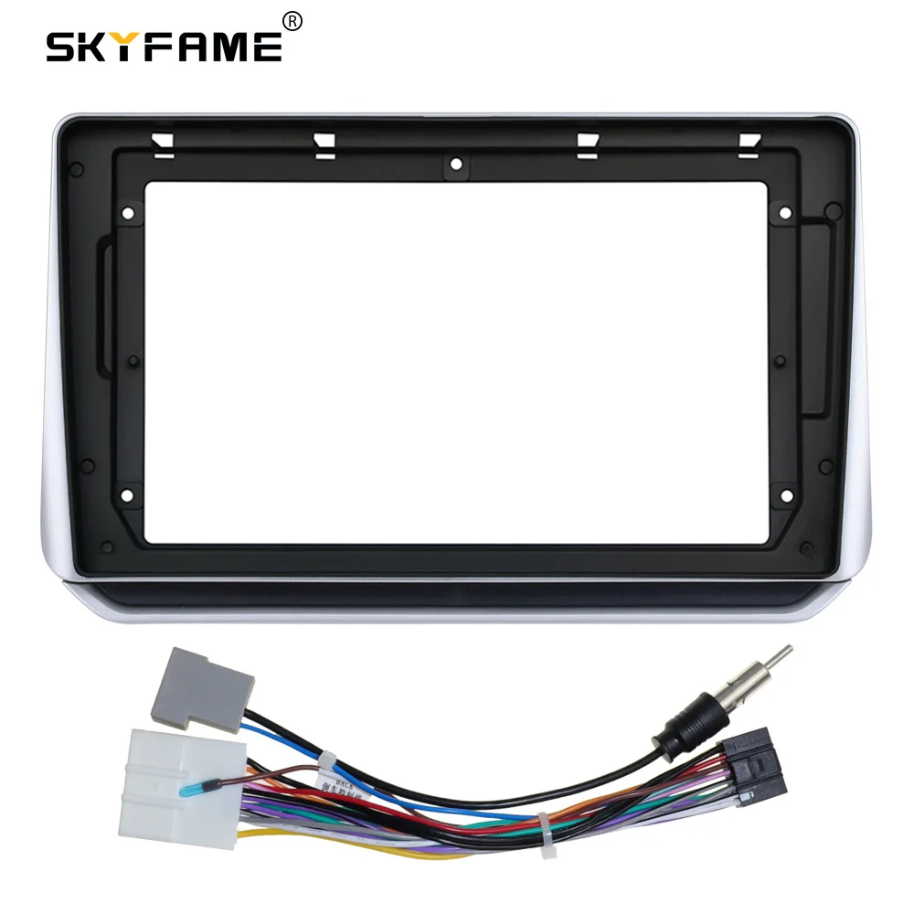 SKYFAME Car Frame Fascia Adapter Android Radio Dash Fitting Panel Kit For Nissan Altima Teana