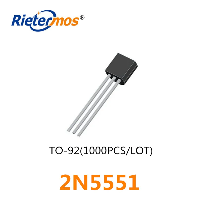 1000PCS 2N5551 TO-92 5551 TO92 NPN 600MA 160V   made in China