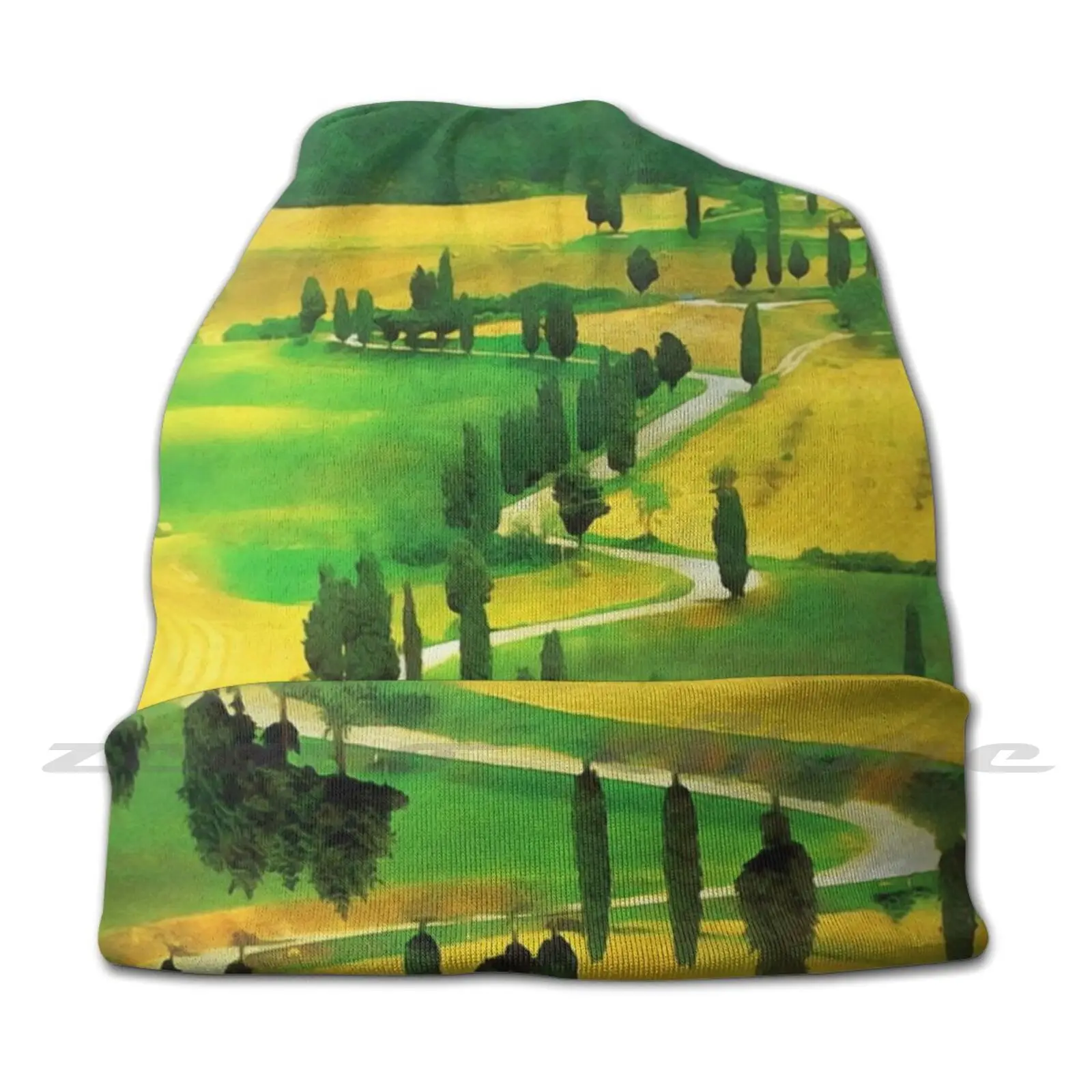 Chianti , Tuscany Knit Hat Hedging Cap Soft Elasticity Outdoor Sports Leisure Tuscany Hills Of Tuscany Chianti Chianti Region