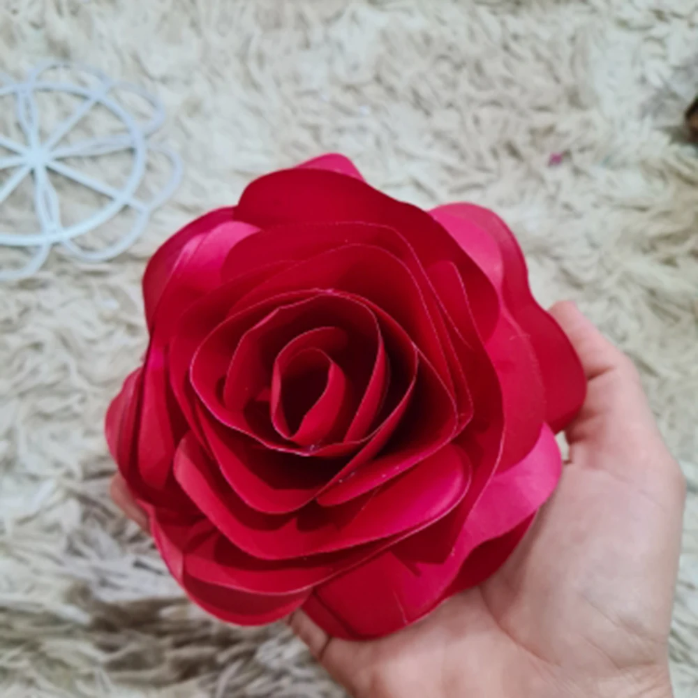 New type of large flower die stamping die metal rose cutting die scrapbook photo album decorative paper card DIY embossing