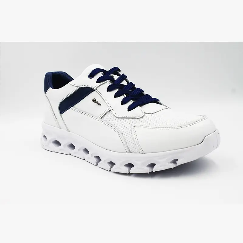 MARCOMEN SCHWARZ ECHTES LEDER MÄNNER SNEAKER 13025