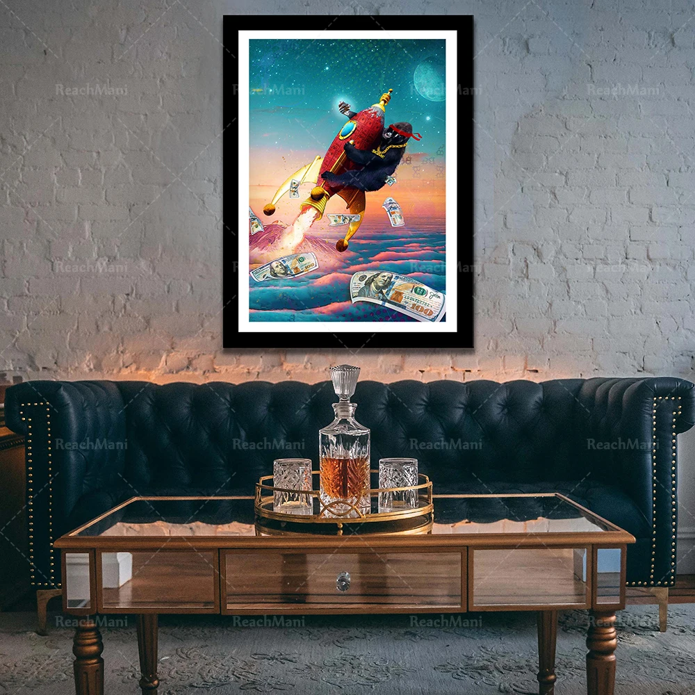 

Art Printing-Stock Market Semi-gloss Printing-Bitcoin Art-Canvas Wall Art