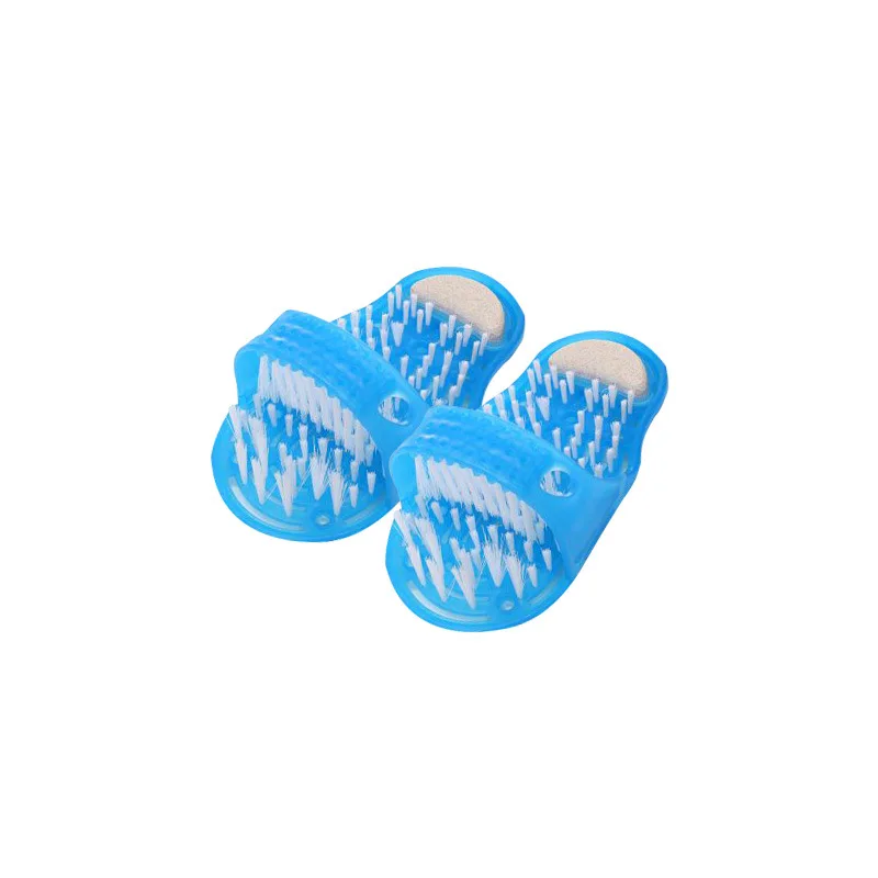 Shower Foot Scrubber Massager Cleaner Spa Exfoliating Washer Wash Slipper Tools Bathroom Bath Foot Brushes Remove Dead Skin 1PC