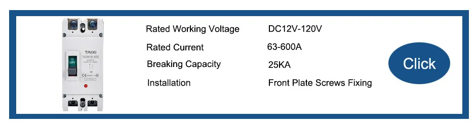DC 12V 24V 48V 36V 72V MCB Batterie Auto Schutz Mini Leistungsschalter DZ47 Positive und negative Pole Schutz Schalter Isolator – Detail 19