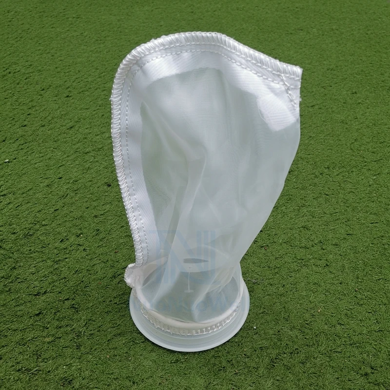 1pc White Aquarium Filter Bags Fish Tank Nylon Socks Light Weight Mesh Bag 200 Micron Filters 105*230mm 105*380mm