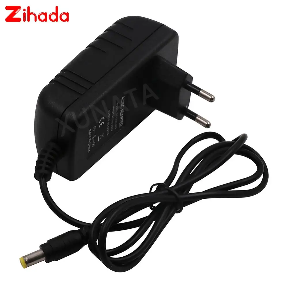 EU Plastic Shell Universal Switch Power Supply LED Driver 100-240V AC to DC 5V 12V 24V Converter Power Adapter 3A 5A Charger