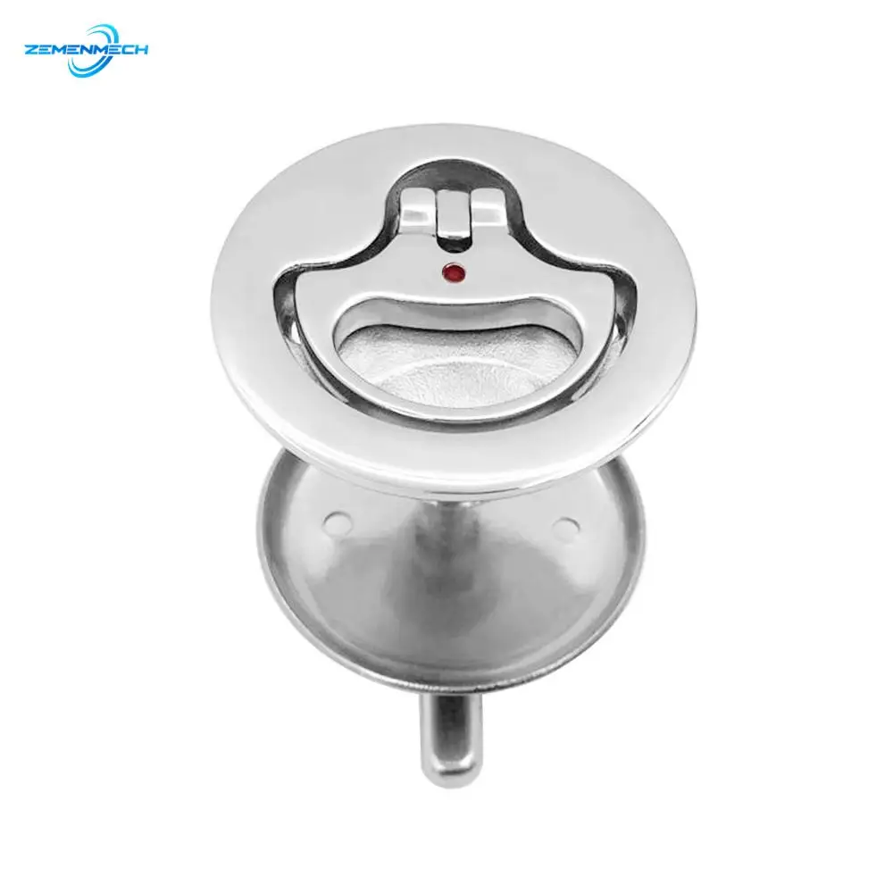 Marine Accessories 316 Stainless Steel Cam Latch Flush Pull Deck Latch Marine Hardware Boat Floor Lock Yacht Accessoire Bateau