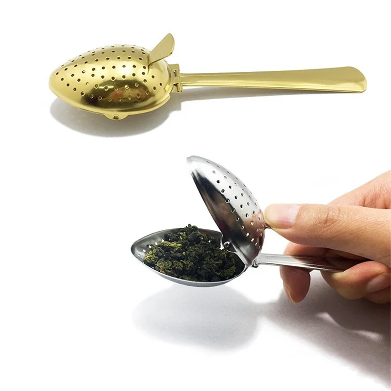 

Coffee Stainless Steel Safe Mesh Filter Spoon Silver Easy Clean Home Accessories Tea Infuser Durable Loose Leaf Cup Strainer