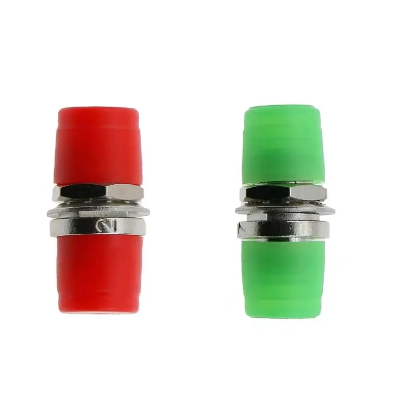 fiber optic adapter FC d SM MM Rectangular square ftth coupler fibra optica connector FCAPC free shipping IL 0.2dB 50pcs