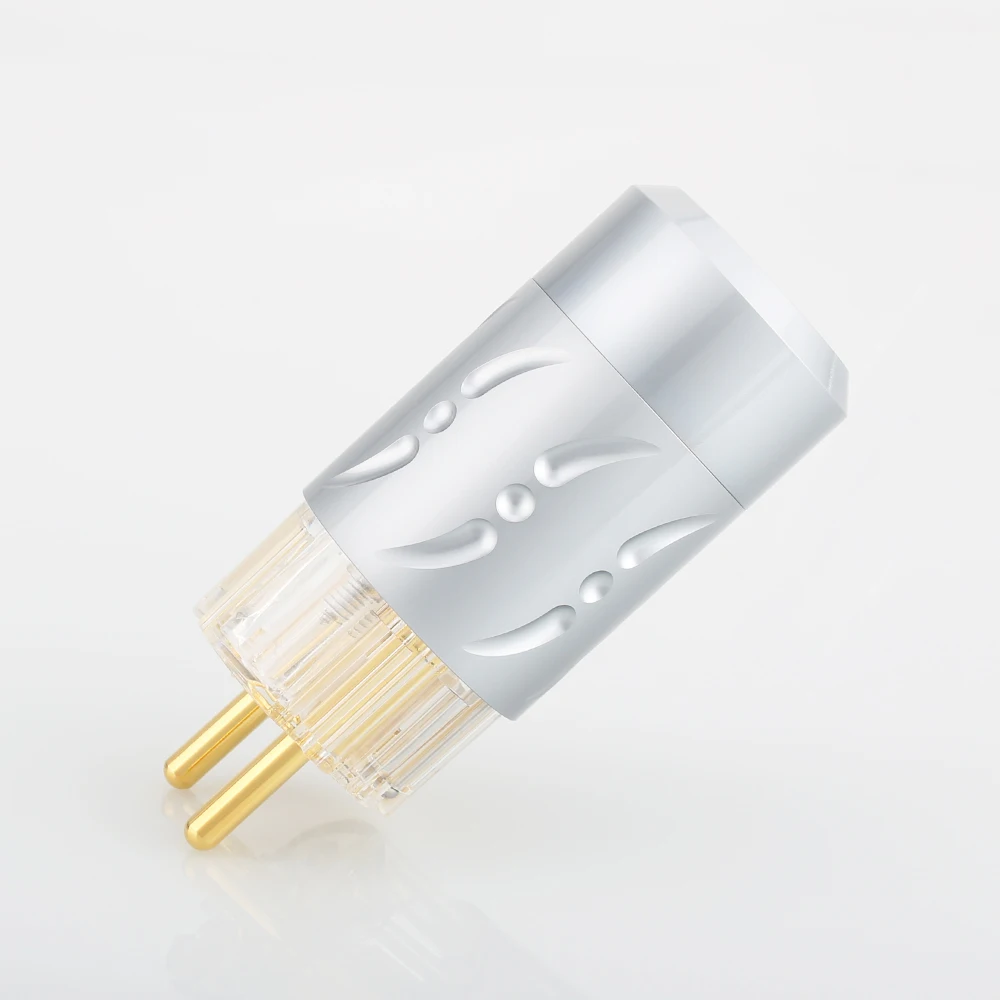 Viborg VE512/VE512G/VE512S/VE512R ทองแดงบริสุทธิ์ SCHUKO Plug โรเดียม/ทอง Power CONNECTOR