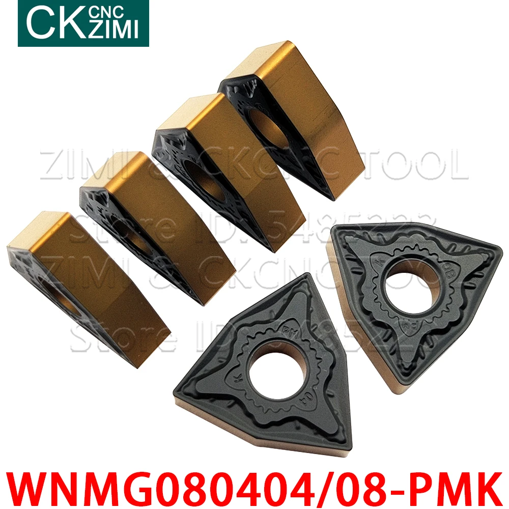 Inserts en carbure WNMG080404-PMK WNMG080408-PMK ZMC25 outils de tournage externe CNC outils de tournage de coupe WNMG outils de tour pour l'acier