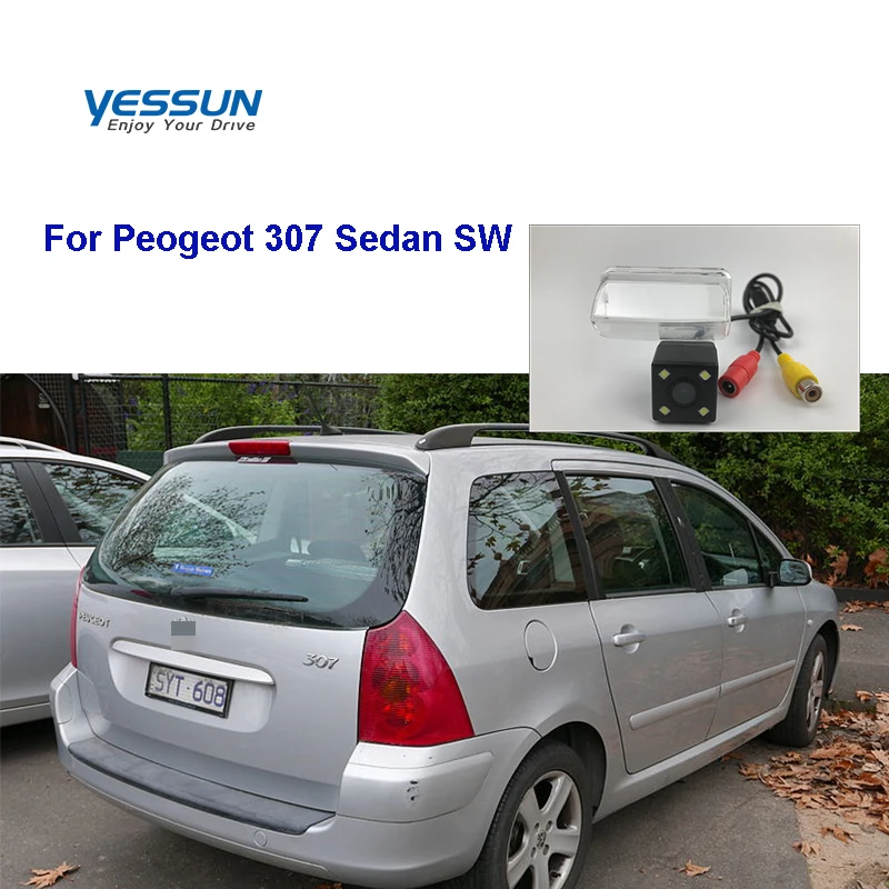 

Yessun HD CCD Night Vision Car Rear View Reverse Backup Camera Waterproof For Peogeot 307 Sedan SW