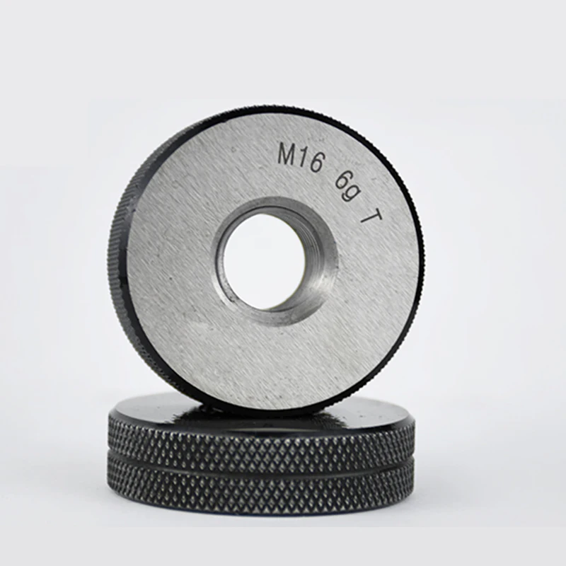 VOKET Thread Ring Gauge/plug Gauge Smooth Plug Gauge (1*plug gauge and 1*ring gauge M1-M33) M1*0.25 6g T Z