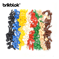 Multicolors 100PCs/Lot Bricks Mini Hands Hand Body Part Building Blocks Toys for MOC Figures