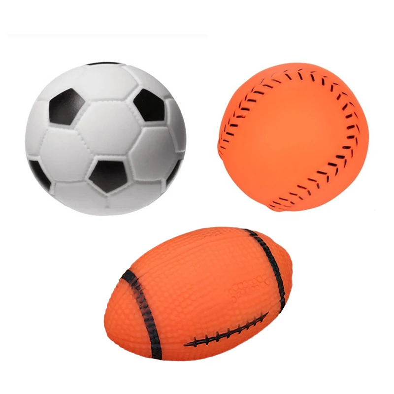 

Football Baseball Rugby Toys For Small Dogs Bite Resistant TPU Ball Pets Toy For Small Dogs Outdoor Dog Training Accessories