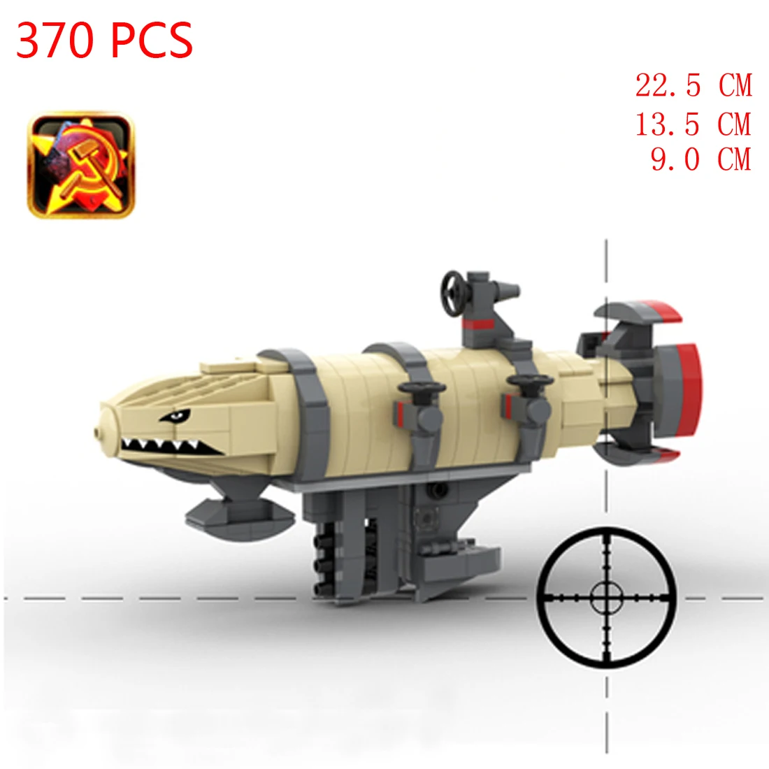 hot military WWII technical war weapons Red alertes Kirov Airship Soviet Army equipment model bricks Building Blocks toys gift