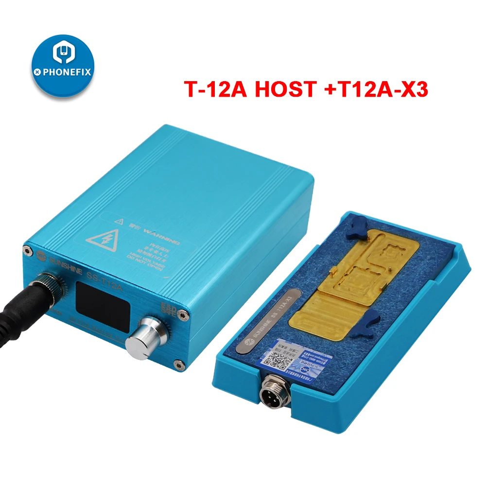 SS-T12A لحام محطة اللوحة الطبقات ID الوجه فيكس ل فون 6 7 8 X XS 11Pro ماكس CPU NAND التدفئة التفكيك منصة
