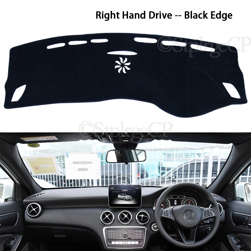 for Mercedes Benz A-Class W176 Anti-Slip Mat Dashboard Cover Pad Sunshade Dashmat Carpet Accessories A-Klasse A160 A180  2013-18