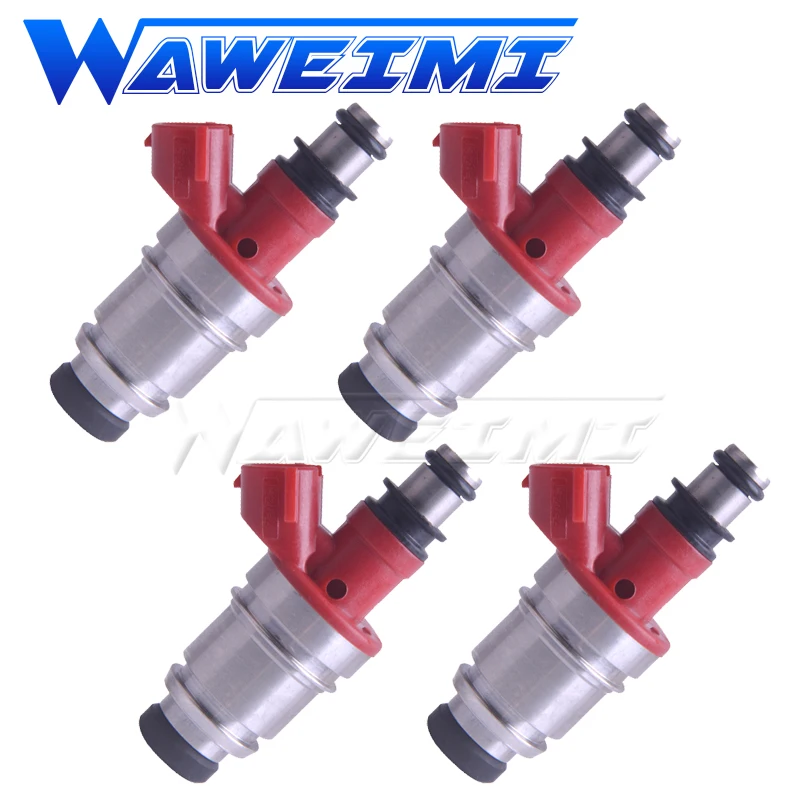 

WAWEIMI 4x Fuel Injector JS28-2 Genuine Quality Nozzle for Suzuki Isuzu Honda Aerio Esteem Pickup JS28-2 15710-77EA0