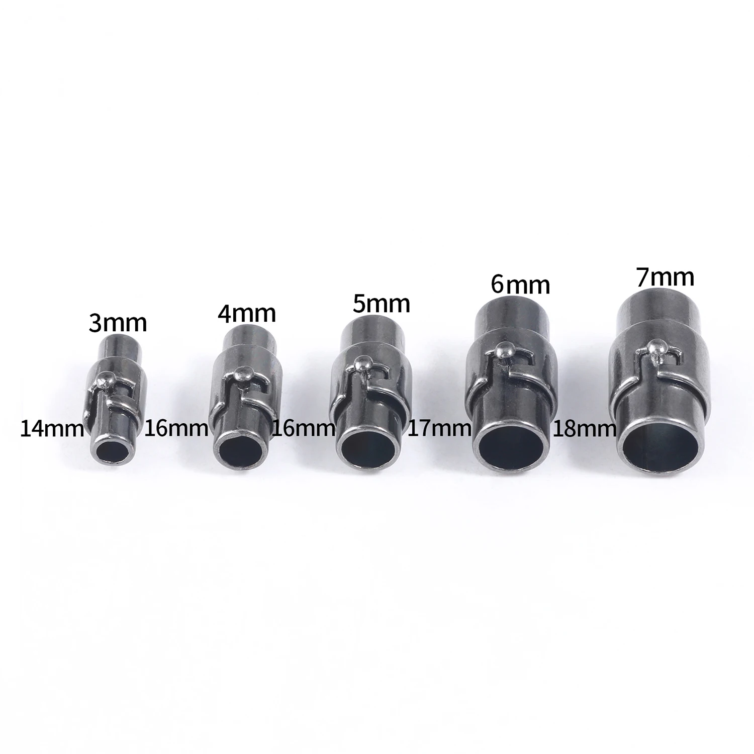 5Sets Metal Strong Magnetic Clasps for DIY Jewelry Making Leather Cord Bracelet Necklace Magnet End Clasp Connectors