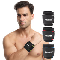 AOLIKES 1PCS Adjustable Sport Wristband Wrist Brace Wrap Bandage Support Band Gym Strap Safety sports wrist protector Hand Bands
