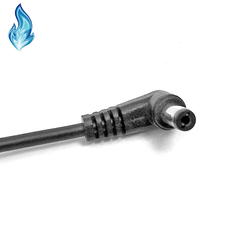 10PCS 5.5x2.5mm Male DC Plug Spiral Coiled Power Cable Wire Cord for Camera DC Coupler AC-PW20 NP-FZ100 DR-E6 DR-400 DMW-DCC3