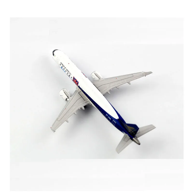 1:400 Scale Embraer Airways Emb-190 Airlines Model with Base Alloy Aircraft For Collectible Souvenir Show Gift Toys