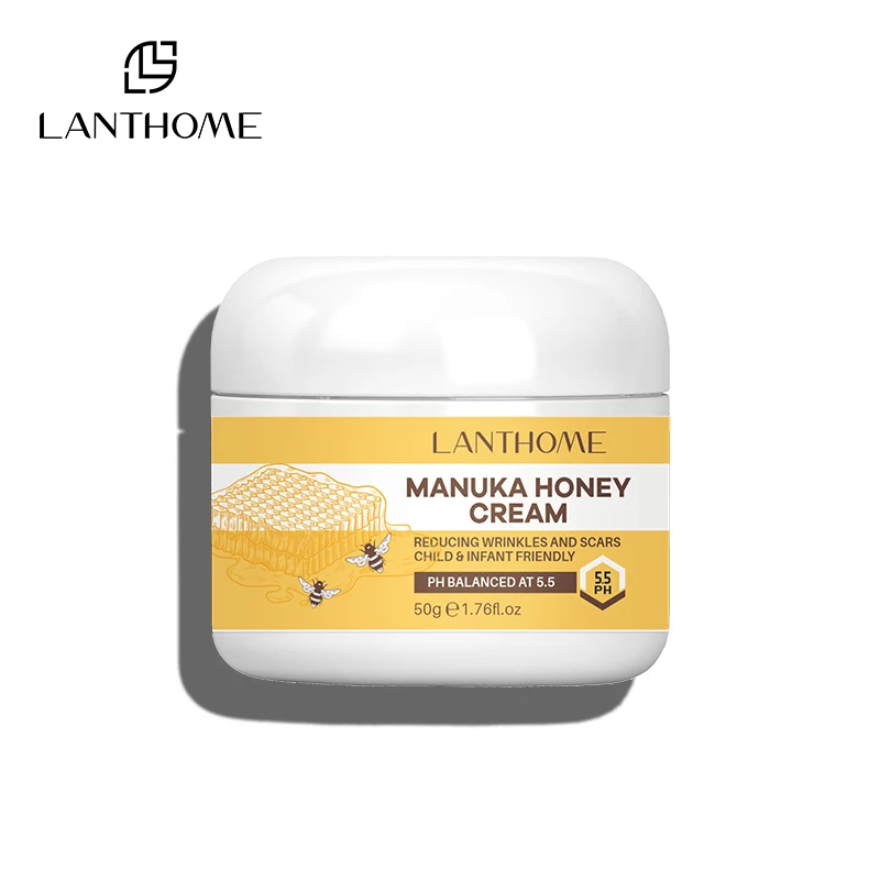 Lanthome Manuka Honey Cream Acne Acne Anti-wrinkle Anti-aging Reduces Crow's Feet Moisturizes and Tightens The Skin 30g