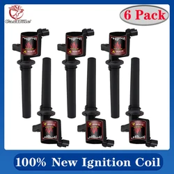 CARBOLE 6 Pcs Black Ignition Coils For Ford Escape Taurus Mazda 3.0L V6 2003 2004 2005 2006 2007 2008 High Quality Ignition Coil